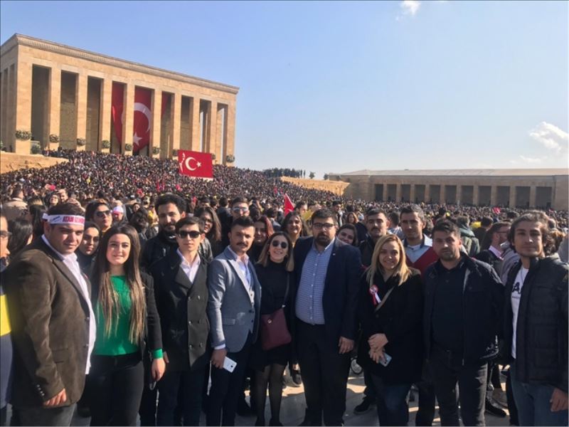 CHP´li gençlerin Ankara ziyareti