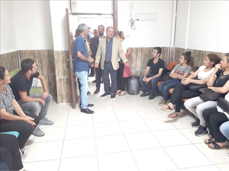 İYİ Parti adaylarından hastalara ziyaret