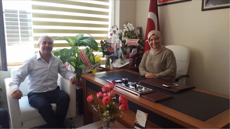 AKP kadın kolları başkanı Gök´e kutlama ziyareti