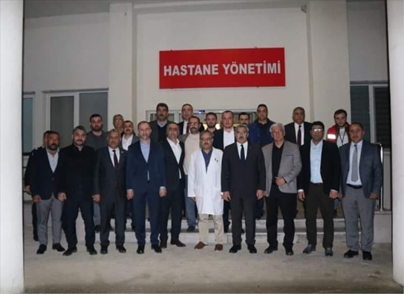 İdlib´te yaralananlara AKP heyetinden ziyaret