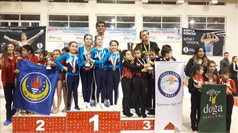 Artistik Jimnastikte 10 madalya ve takım birinciliği