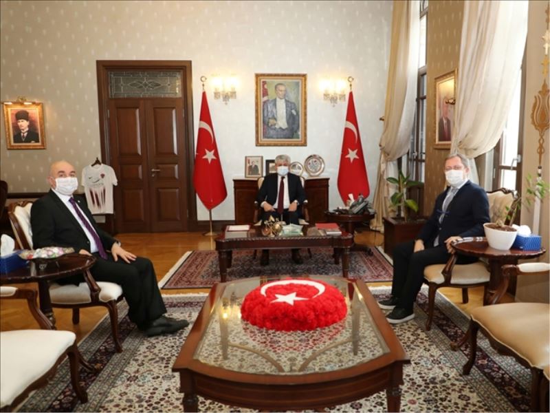 Türkiye-Suriye İş Konseyi´nin vali ziyareti