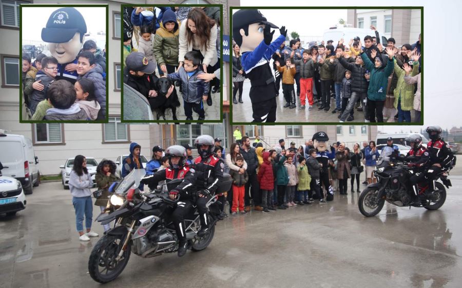 İşitme engeli öğrencilere motorsikletli etkinlik