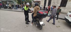 388 motosiklet sürücüsüne ceza