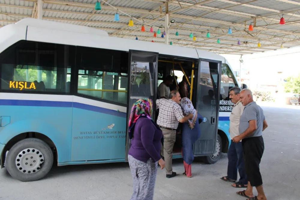 7 mahalleye dolmuş seferi