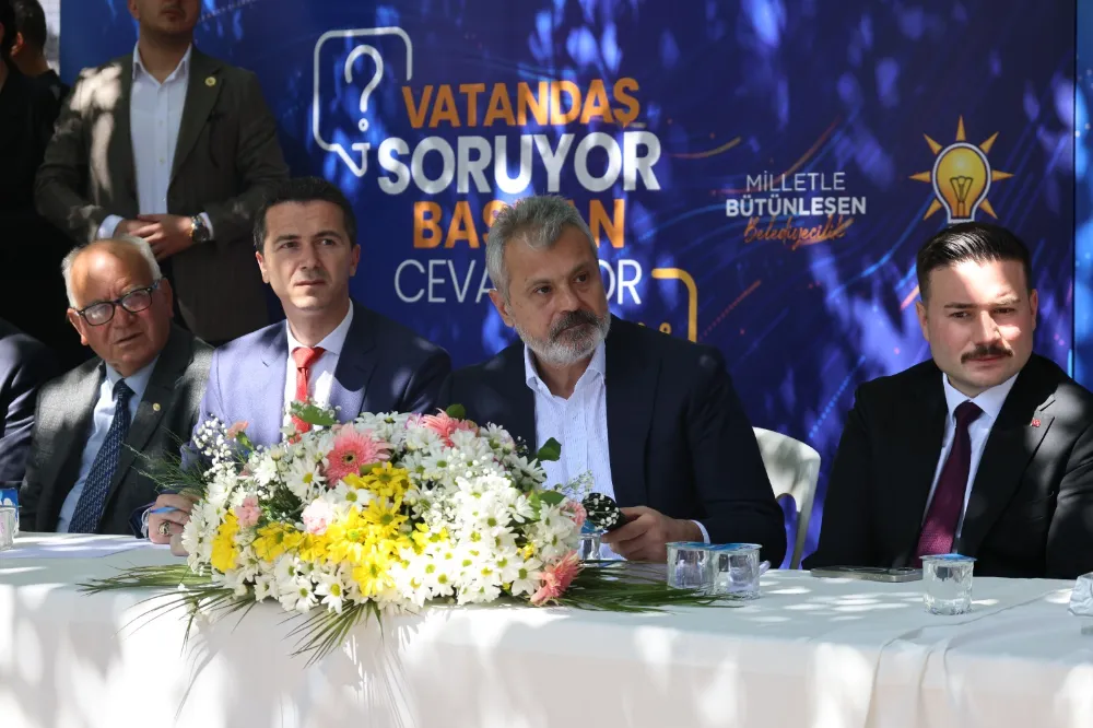 Başkanlar vatandaşın sorularını yanıtlıyor